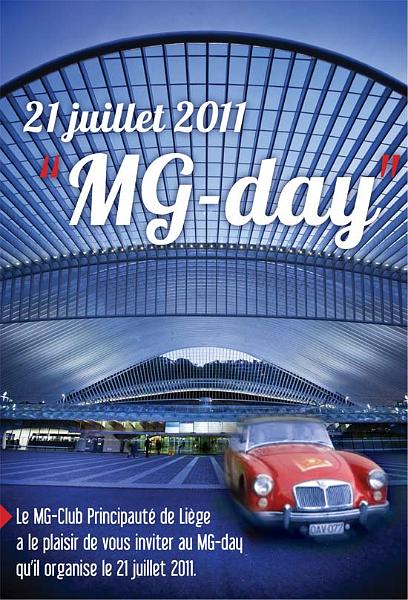 MG DAY 21-7-2011.jpg - Zoals je ziet, is dit jaar de MG Club Liège verantwoordelijk voor het organizeren  van MG DAY.
